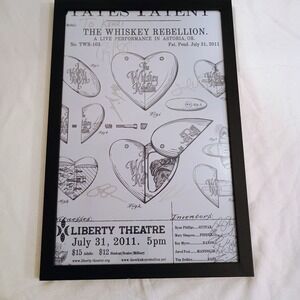 The Whiskey Rebellion Signed Concert Poster Liberty Theatre Astoria OR 2011